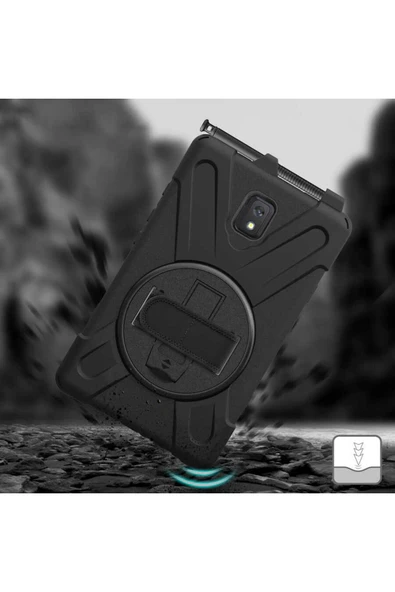 mastersonic Galaxy Tab Active 3 T577 MTSC Defender Tablet Silikon - Siyah - Resim 4