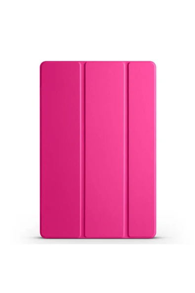 mastersonic Galaxy Tab A9 Plus Uyumlu MTSC Smart Cover Standlı 1-1 Kılıf-Pembe Koyu ürün görseli 1