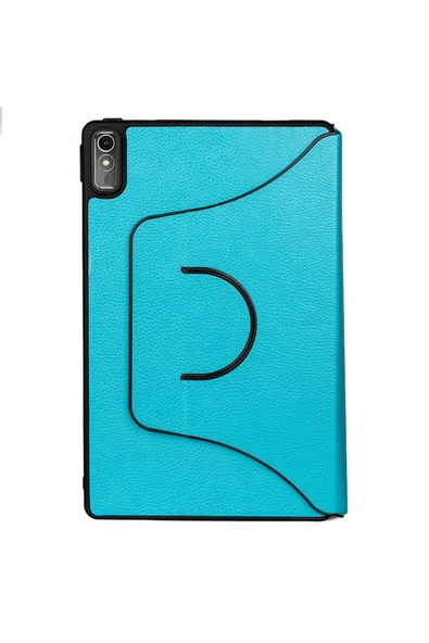 mastersonic Lenovo Tab P11 11.5" (2.Nesil) Uyumlu MTSC Fest Dönebilen Standlı Kılıf-Turkuaz - 1