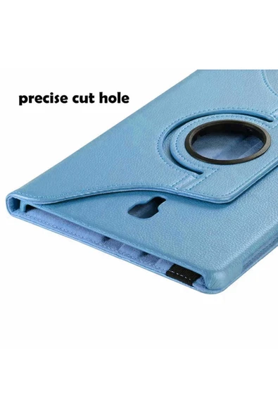 mastersonic Galaxy Tab A T590 Uyumlu MTSC Dönebilen Standlı Kılıf-Pembe Koyu - Resim 3