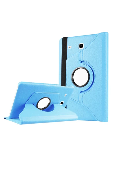 mastersonic Galaxy Tab E T560 9.6 Uyumlu MTSC Dönebilen Standlı Kılıf-Mavi ürün görseli 1