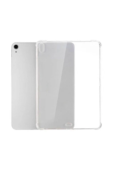 mastersonic iPad Air 13 2025 M3 Kılıf MTSC Tablet Nitro Anti Shock Silikon Kapak - Şeffaf - Resim 5