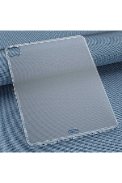 mastersonic iPad Pro 11 2024 Kılıf MTSC Tablet Süper Silikon Kapak - Şeffaf - Resim 3