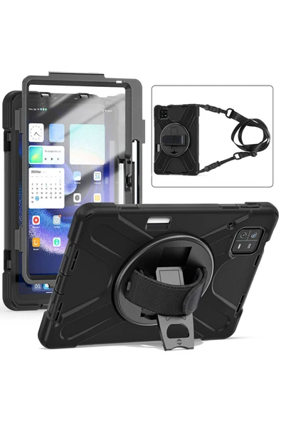 mastersonic Pad 6 MTSC Defender Tablet Silikon - Siyah - Resim 4