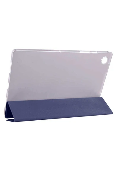 mastersonic Galaxy Tab A8 10.5 SM-X200 (2021) Uyumlu MTSC Smart Cover Standlı 1-1 Kılıf-Rose Gold - Resim 3