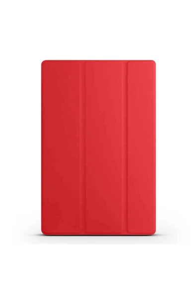 mastersonic Galaxy Tab S9 FE Plus Uyumlu MTSC Smart Cover Standlı 1-1 Kılıf-Kırmızı ürün görseli 1