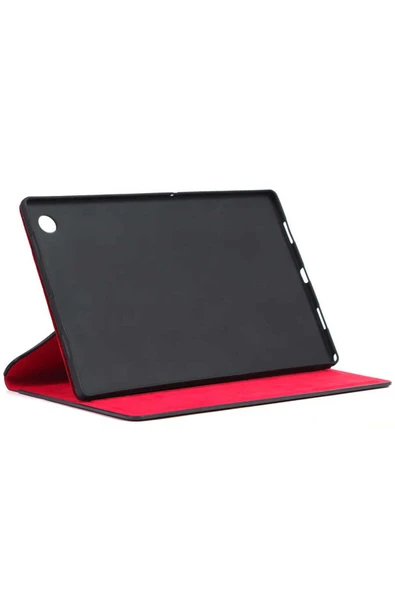 mastersonic Galaxy Tab A8 10.5 SM-X200 (2021) Uyumlu MTSC Fest Dönebilen Standlı Kılıf-Lacivert - Resim 8