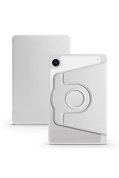 mastersonic Galaxy Tab A9 Kılıf Uyumlu MTSC Termik Kalem Bölmeli Dönebilen Standlı Kılıf-Gri ürün görseli 1