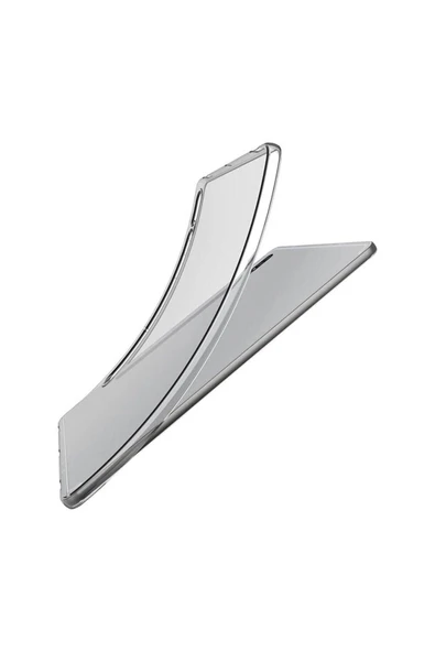 mastersonic Galaxy Tab S9 FE Kılıf Uyumlu MTSC Tablet Süper Silikon Kapak-Renksiz - Resim 8