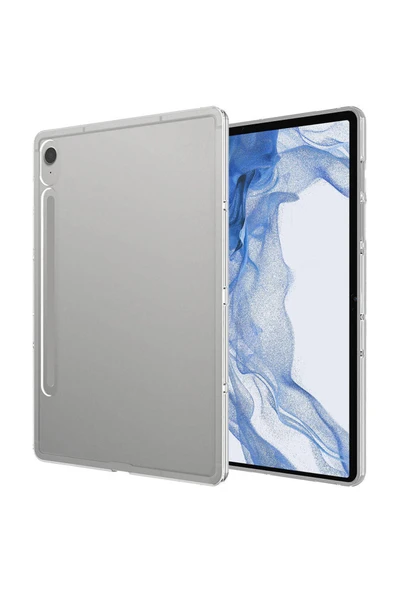 mastersonic Galaxy Tab S9 FE Kılıf Uyumlu MTSC Tablet Süper Silikon Kapak-Renksiz ürün görseli 1