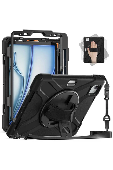 mastersonic iPad Pro 11 2022 M2 MTSC Defender Tablet Silikon - Siyah - Resim 3