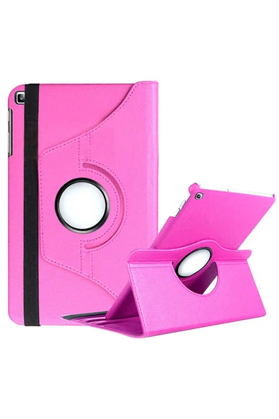 mastersonic Galaxy Tab A 8.0 (2019) T290 Uyumlu MTSC Dönebilen Standlı Kılıf-Pembe Açık ürün görseli 1