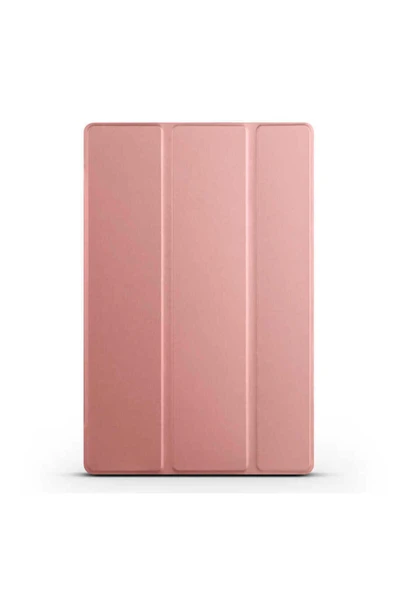 mastersonic Galaxy Tab A8 10.5 SM-X200 (2021) Uyumlu MTSC Smart Cover Standlı 1-1 Kılıf-Rose Gold ürün görseli 1