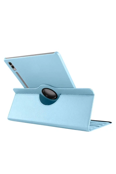 mastersonic Galaxy Tab S9 Ultra SM-X910 Uyumlu MTSC Dönebilen Standlı Kılıf-Pembe - Resim 5