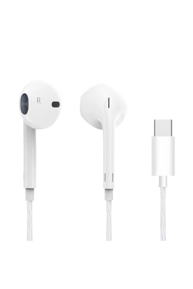 mastersonic Zore ER08 Type-C Kulaklık-Beyaz ürün görseli 1