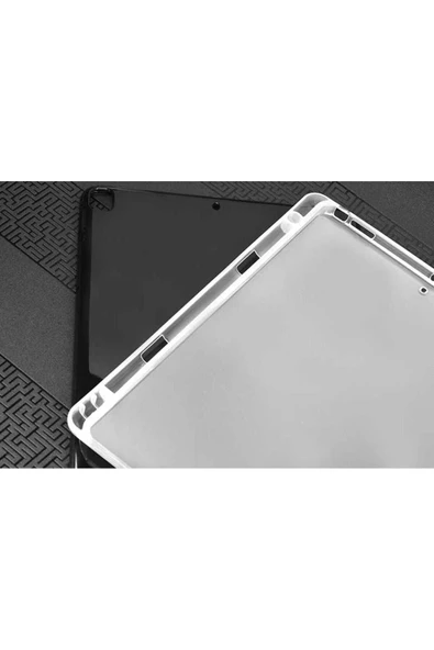 mastersonic iPad 10.2 (8.Nesil) MTSC Kalemli Tablet Silikon - Siyah - Resim 6