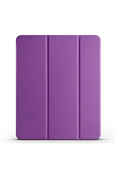 mastersonic iPad Air 11 2025 M3 MTSC Smart Cover Kalem Bölmeli Standlı 1-1 Kılıf - Mor ürün görseli 1