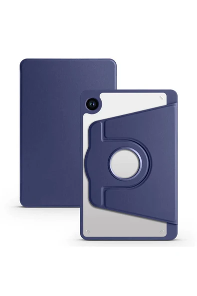 mastersonic Galaxy Tab A9 Kılıf Uyumlu MTSC Termik Kalem Bölmeli Dönebilen Standlı Kılıf-Lacivert ürün görseli 1