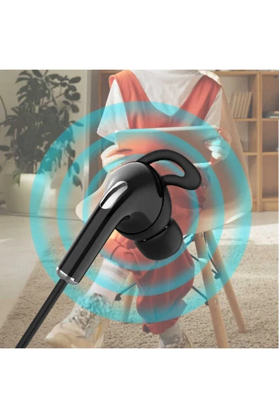 mastersonic Zore AK-P9 3.5mm Kulaklık-Siyah - Resim 3