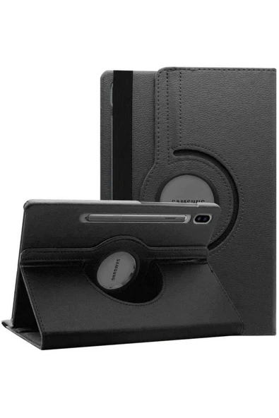 mastersonic Galaxy Tab S7 Plus T970 Uyumlu MTSC Dönebilen Standlı Kılıf-Mavi - Resim 7