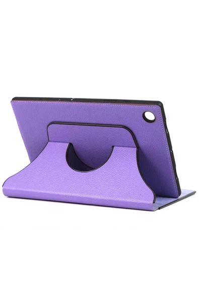 mastersonic Galaxy Tab A8 10.5 SM-X200 (2021) Uyumlu MTSC Fest Dönebilen Standlı Kılıf-Lila ürün görseli 1
