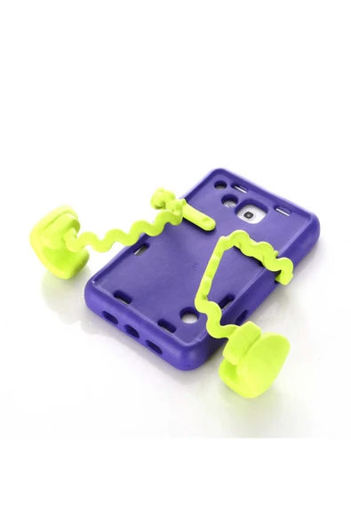 mastersonic Galaxy Tab 3 Lite 7.0 T110 MTSC Eva Boxer Tablet Silikon - Gri - Resim 4