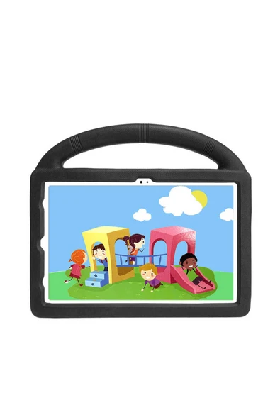 mastersonic Galaxy T720 Tab S5E Uyumlu MTSC Wheel Car Tekerlek Standlı Tablet Eva Silikon Kılıf-Mor - Resim 5