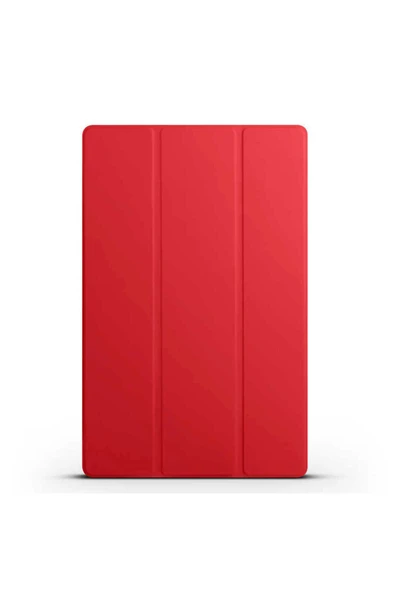 mastersonic Galaxy Tab S8 Ultra SM-X900 Uyumlu MTSC Smart Cover Standlı 1-1 Kılıf-Kırmızı ürün görseli 1