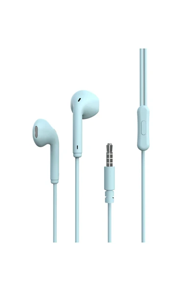 mastersonic ER06 3.5mm Kulaklık-Mavi ürün görseli 1