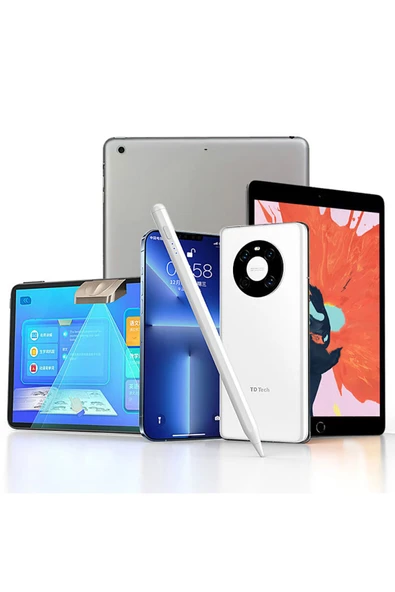 mastersonic MTSC Pencil 10 Magnetik Şarj ve Eğim Özellikli Dokunmatik Çizim Kalemi-Beyaz - Resim 3