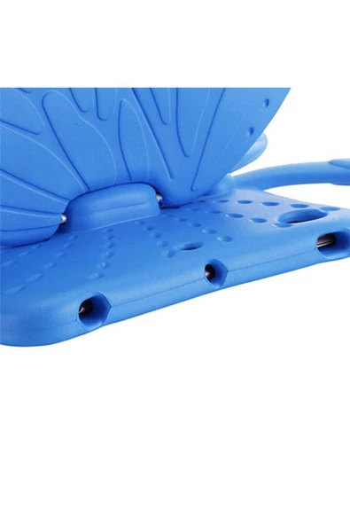 mastersonic iPad 2. Nesil Uyumlu MTSC Butterfly Standlı Tablet Kılıf-Mavi - Resim 3