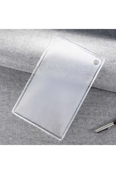 mastersonic Lenovo M10 Plus TB-X606F Kılıf Uyumlu MTSC Tablet Süper Silikon Kapak-Renksiz - Resim 3