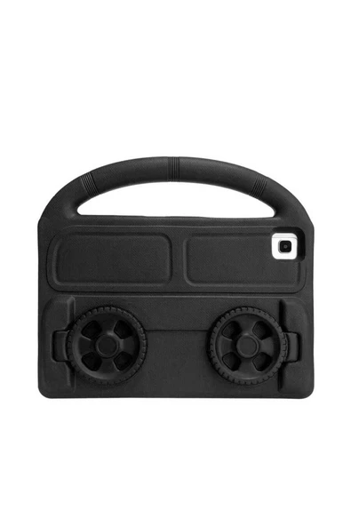 mastersonic Galaxy T720 Tab S5E Uyumlu MTSC Wheel Car Tekerlek Standlı Tablet Eva Silikon Kılıf-Mor - Resim 4