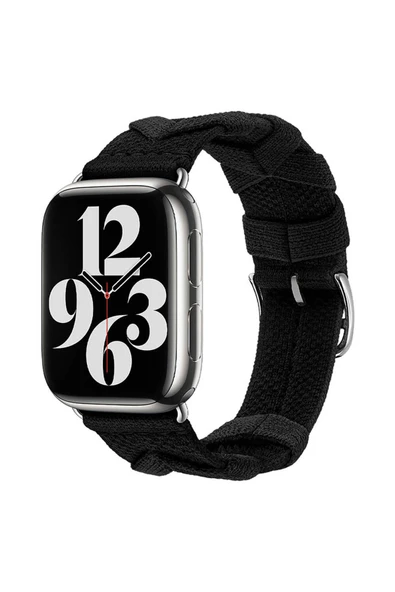 mastersonic Watch 7 41mm Uyumlu MTSC- KRD-97 Sarmal Örgü Tasarımlı Kordon-Lacivert - Resim 2