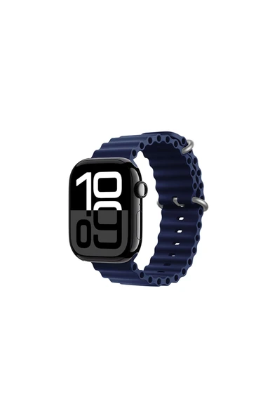 mastersonic Watch 10 46mm Uyumlu MTSC KRD-75 Silikon Kordon-Lacivert ürün görseli 1