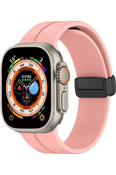 mastersonic Watch Ultra 49mm Uyumlu KRD-84 Uyumlu MTSC Kordon-Rose Gold ürün görseli 1