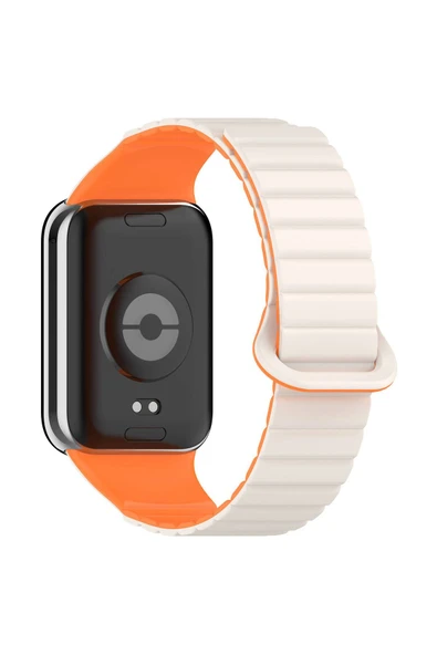 mastersonic Xiaomi Mi Band 8 Pro Silikon Kordon MTSC KRD-105 Strap Kayış-Starlight-Turuncu ürün görseli 1