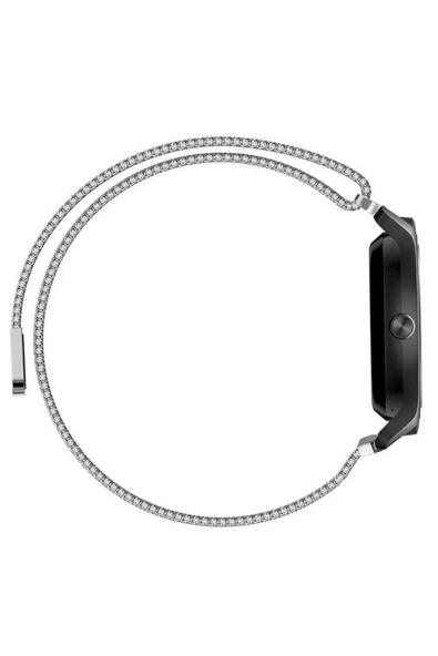 mastersonic Huawei Watch GT 3 46mm Uyumlu KRD-12 Metal MTSC Kordon-Gri - 4