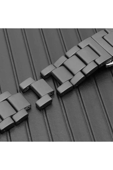 mastersonic Watch 44mm Mat Seramik Metal MTSC Kordon-Siyah - 7