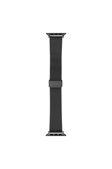 mastersonic Watch 44mm Uyumlu KRD-85 Metal MTSC Kordon-Siyah - Resim 6