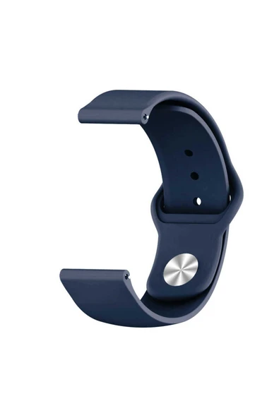 mastersonic Huawei GT4 41mm KRD-11 18mm Silikon Kordon-Mavi - 1