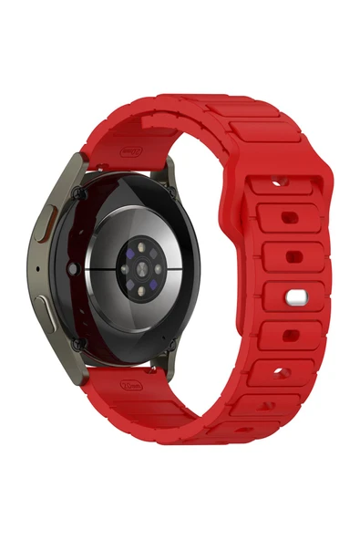 mastersonic Gear S3 MTSC KRD-132 22mm Silikon Kordon Strap Kayış - Beyaz - Resim 2