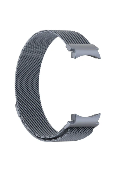 mastersonic Galaxy Watch 6 Classic 43mm Uyumlu KRD-01 Metal MTSC Kordon-Gri ürün görseli 1