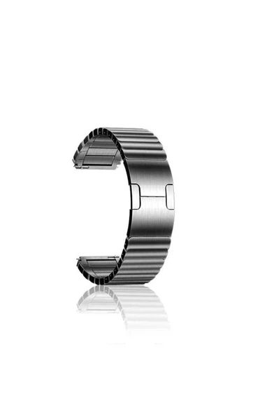 mastersonic Gear S3 Uyumlu KRD-35 22mm Metal MTSC Kordon-Gri ürün görseli 1