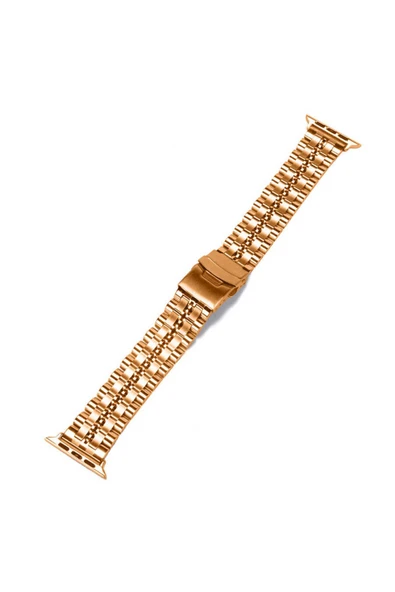 mastersonic Watch 7 41mm Uyumlu KRD-54 Metal MTSC Kordon-Lacivert - Resim 3