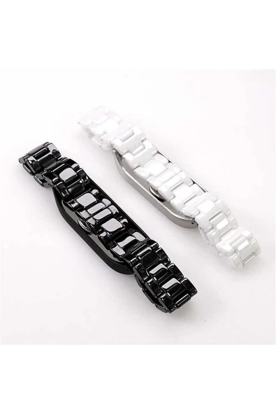 mastersonic Xiaomi Mi Band 3 Uyumlu KRD-21 Metal MTSC Kordon-Siyah - Resim 7