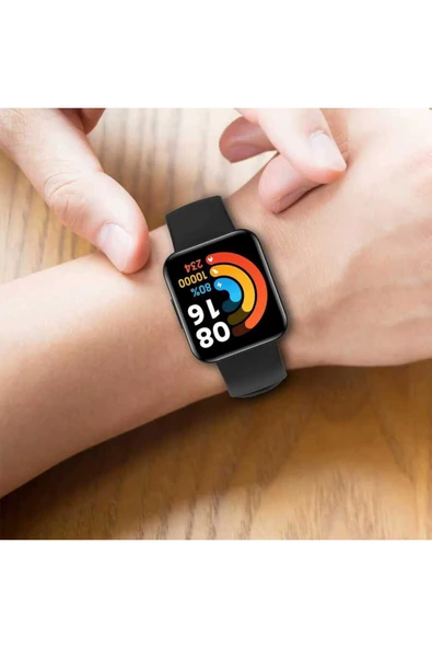 mastersonic Xiaomi Redmi Watch 2 Lite Uyumlu Klasik MTSC Kordon-Siyah - Resim 4