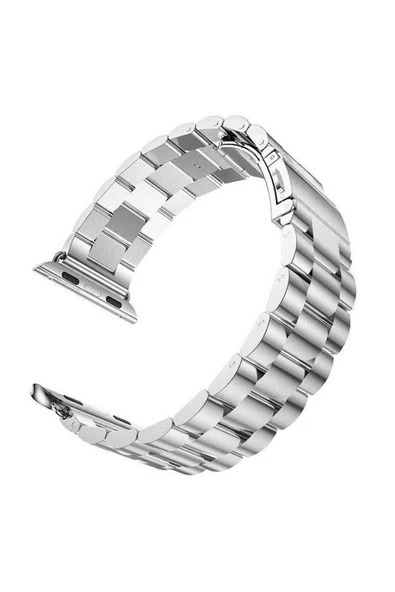 mastersonic Watch Ultra 49mm Kordon Uyumlu KRD-04 Metal Strap Kayış MTSC- Gold - 6