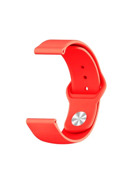mastersonic Huawei GT4 41mm KRD-11 18mm Silikon Kordon-Kırmızı - 1