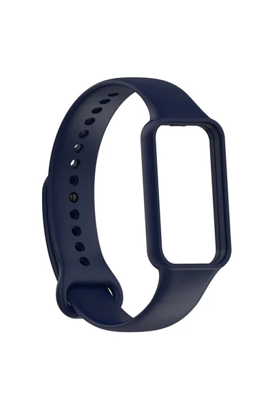 mastersonic Xiaomi Amazfit Band 7 Uyumlu KRD-87 Uyumlu MTSC Kordon-Lacivert